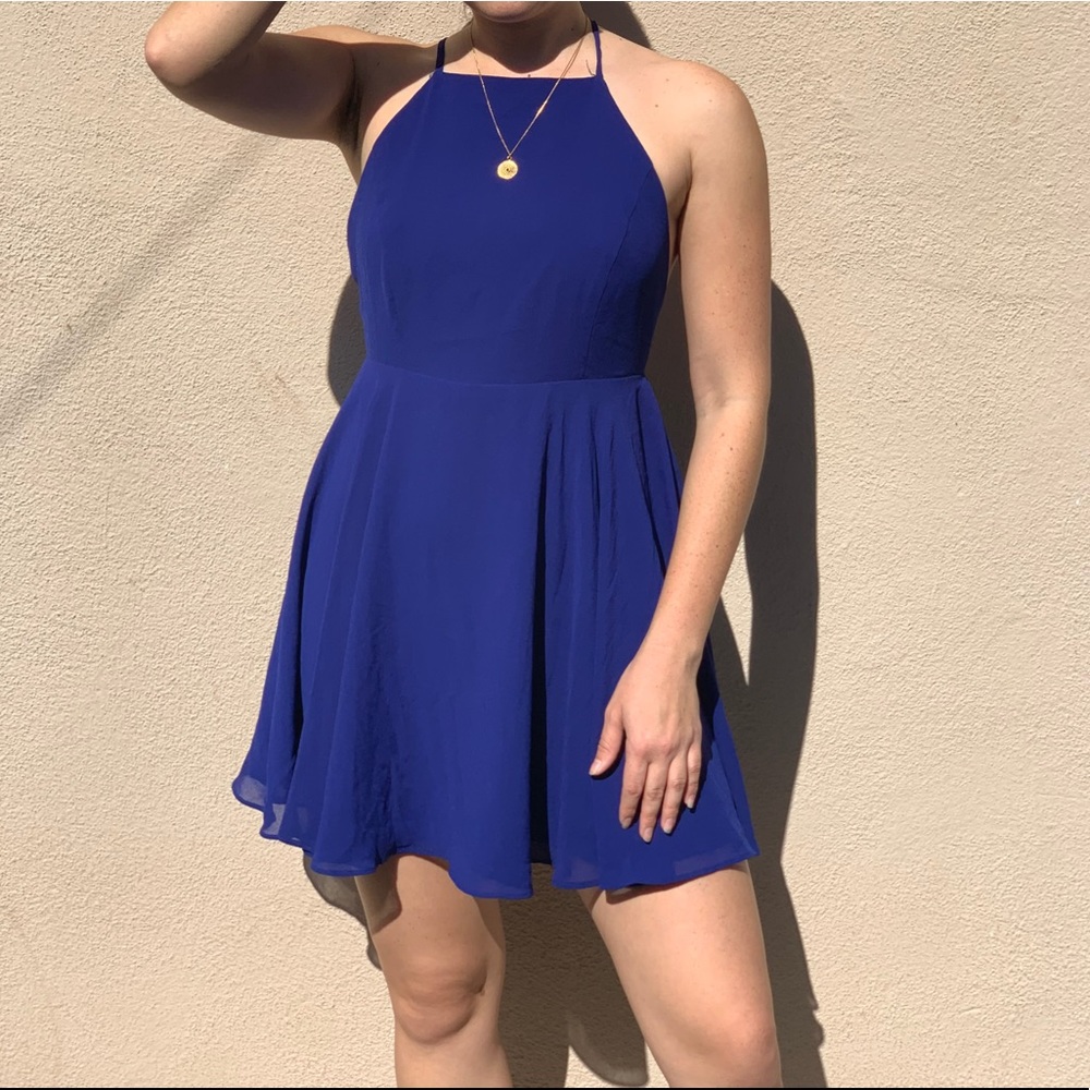 Urban Outfitters Blue Skater Dress